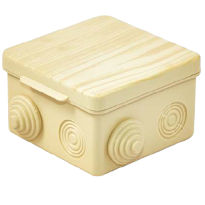 80х80х50 с гермовводами свет дерево